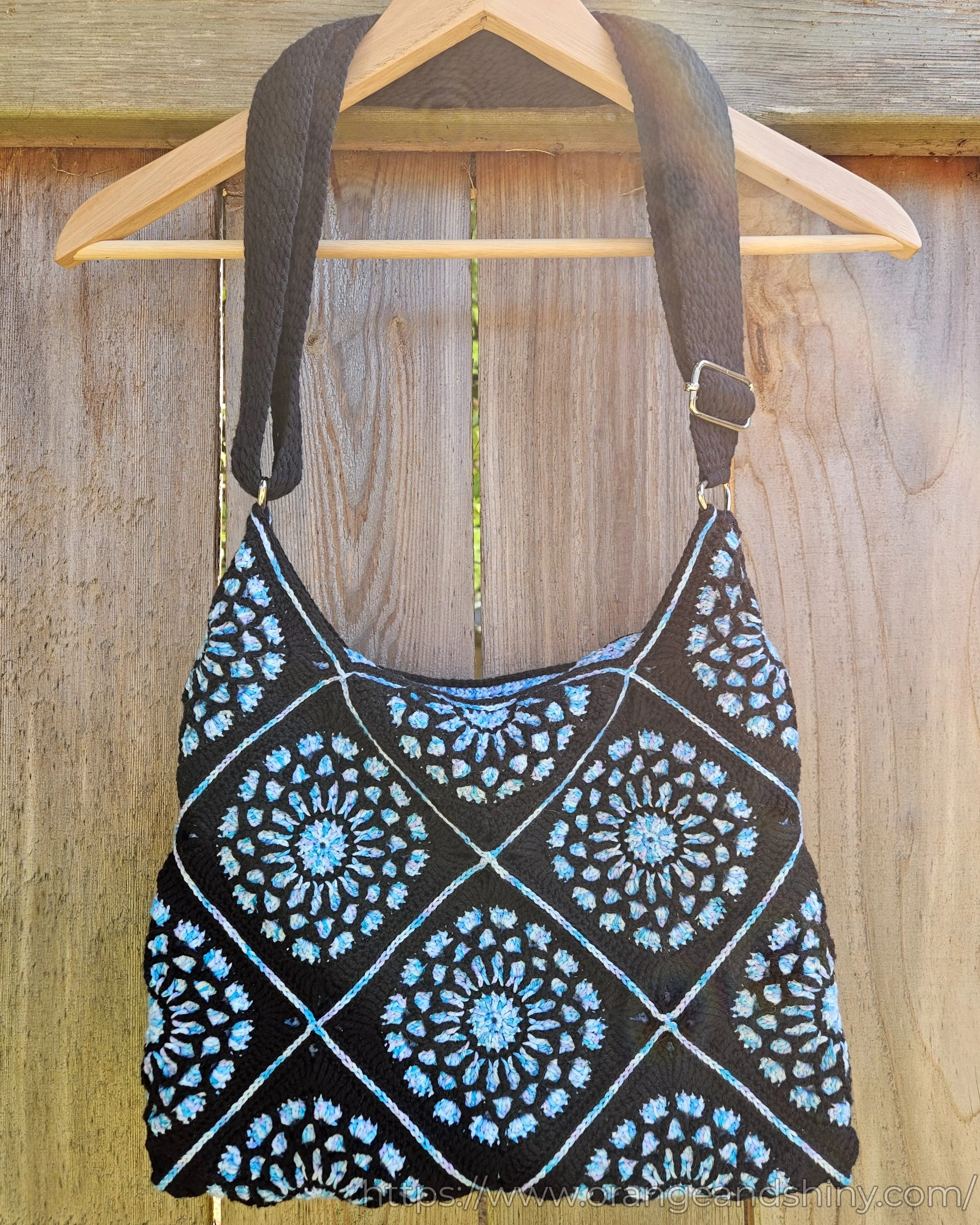 Stained Glass Granny Square Purse