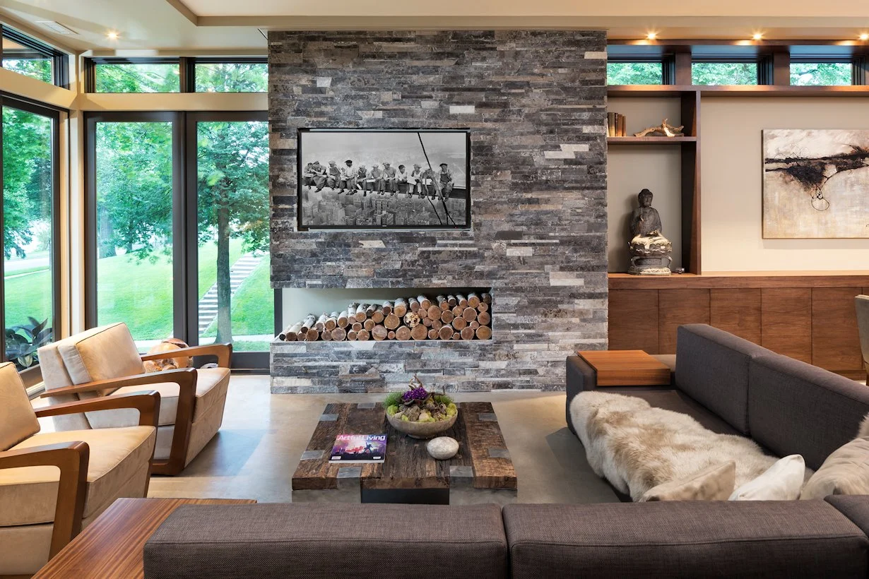 Fireplace Fridays - Modern Organic