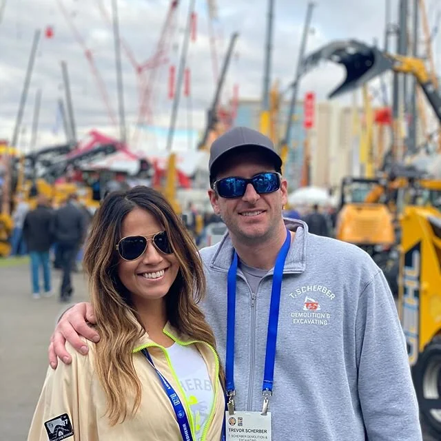 Festival Grounds @conexpoconagg did not disappoint! 1.5 Million square feet of equipment and cranes was a contractors dream! We had a blast going through every booth including @liebherrconstruction @lbxco @volvoce and of course we loved @caterpillari