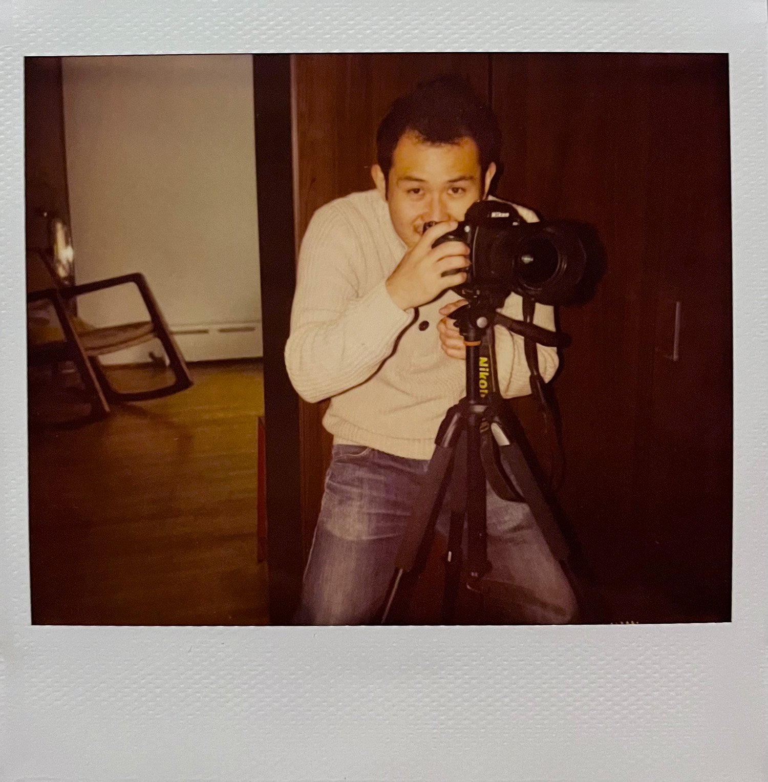   Kuoheng (aka Peter) in my apartment, Brooklyn, NY 2012  