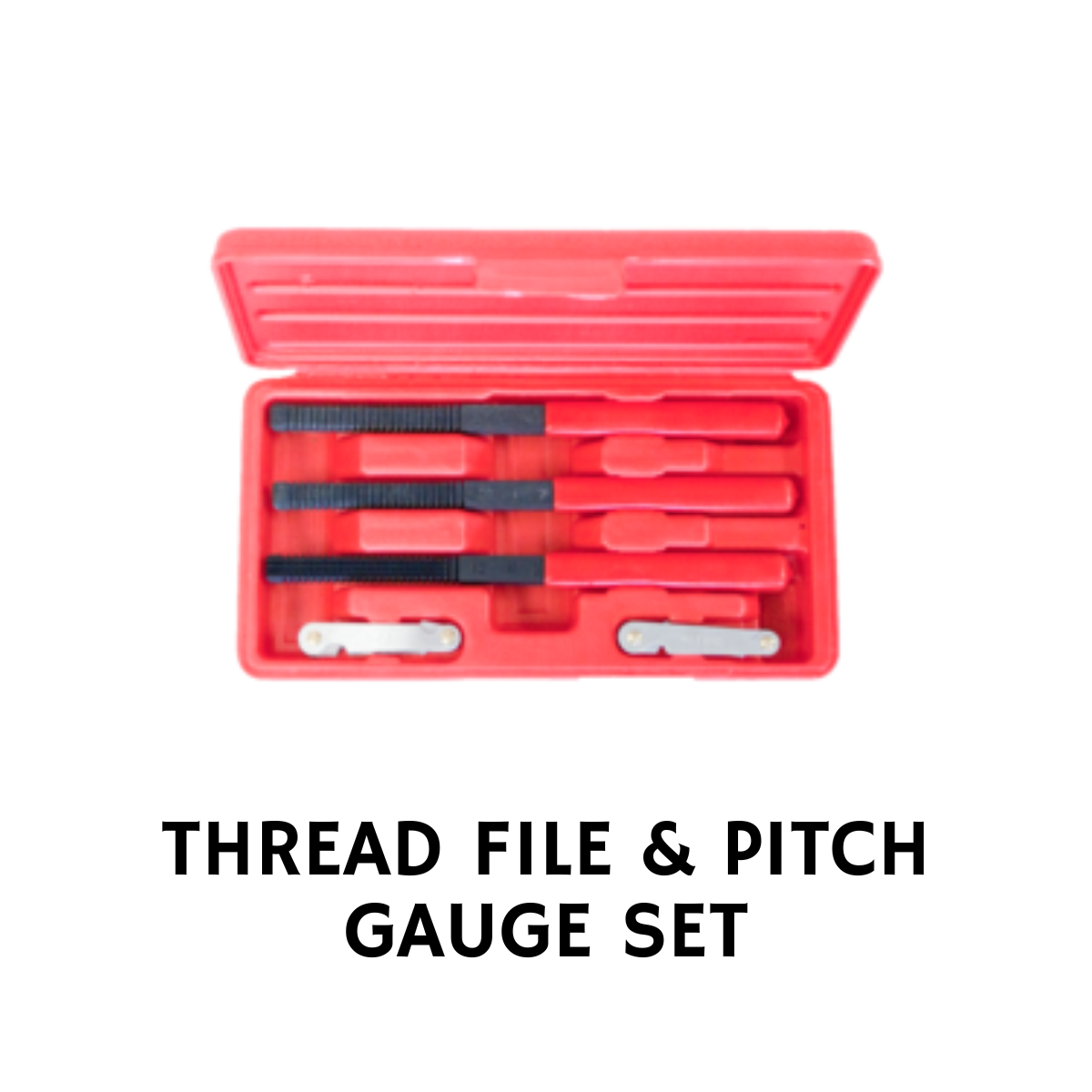 THREAD FILE AND PITCH GAUGE SET