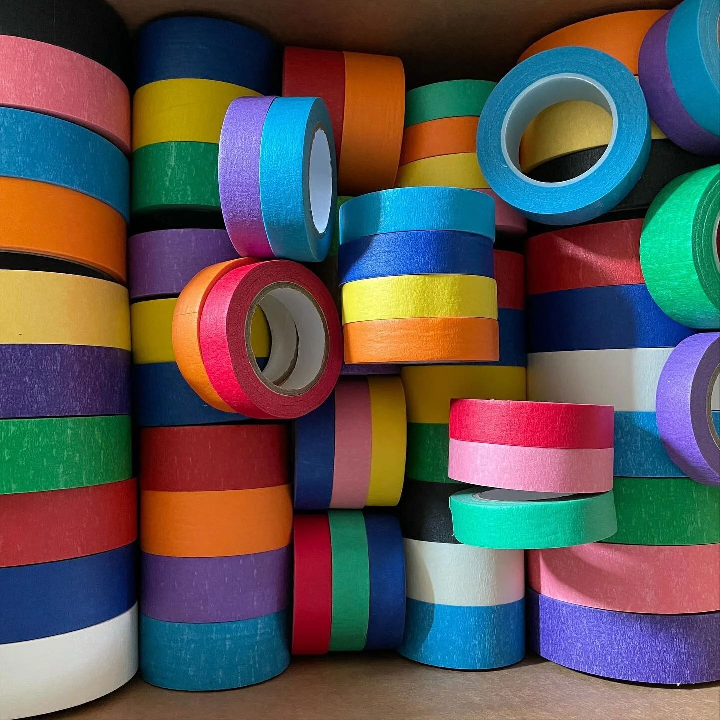 tape art installation in the works..