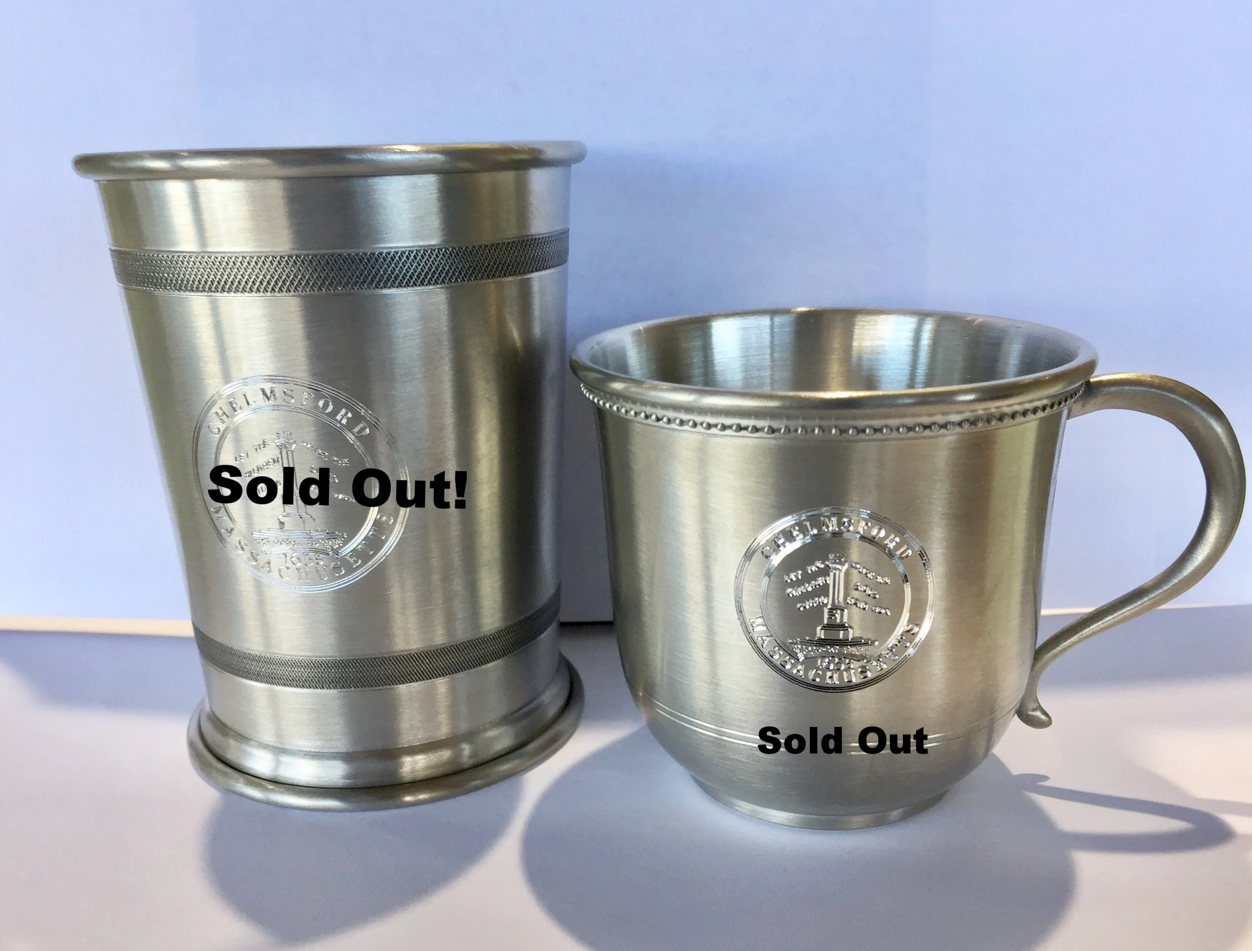 Pewter Cup $30 -Pewter Baby Cup $20 