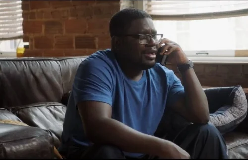 '...Roy (played by the show-stealing Lil Rel Howery), a chubby TSA agent who acts as the film’s comedic subplot as well as an avatar for skeptic audiences internally screaming “Get out!” '