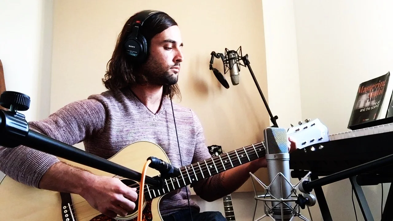 The 'Live' area is great for recording acoustic guitar. This particular recording of Mitchell was made by blending large and small diaphragm mics
