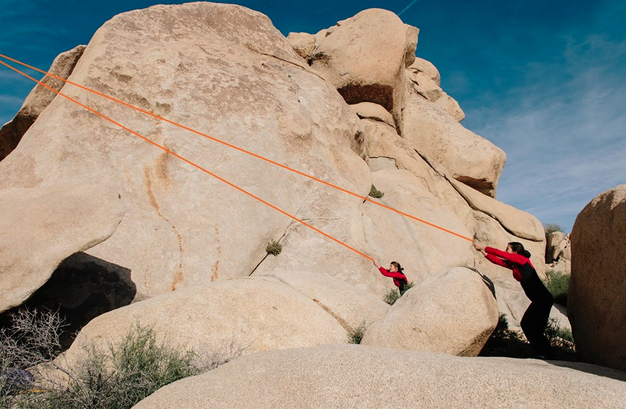 Crootof hopes someday to be as cool as her sister, who wears a red shirt to go rock climbing.