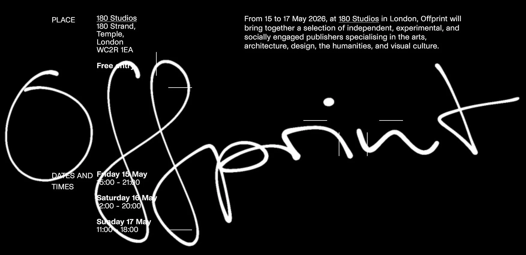 Offprint London