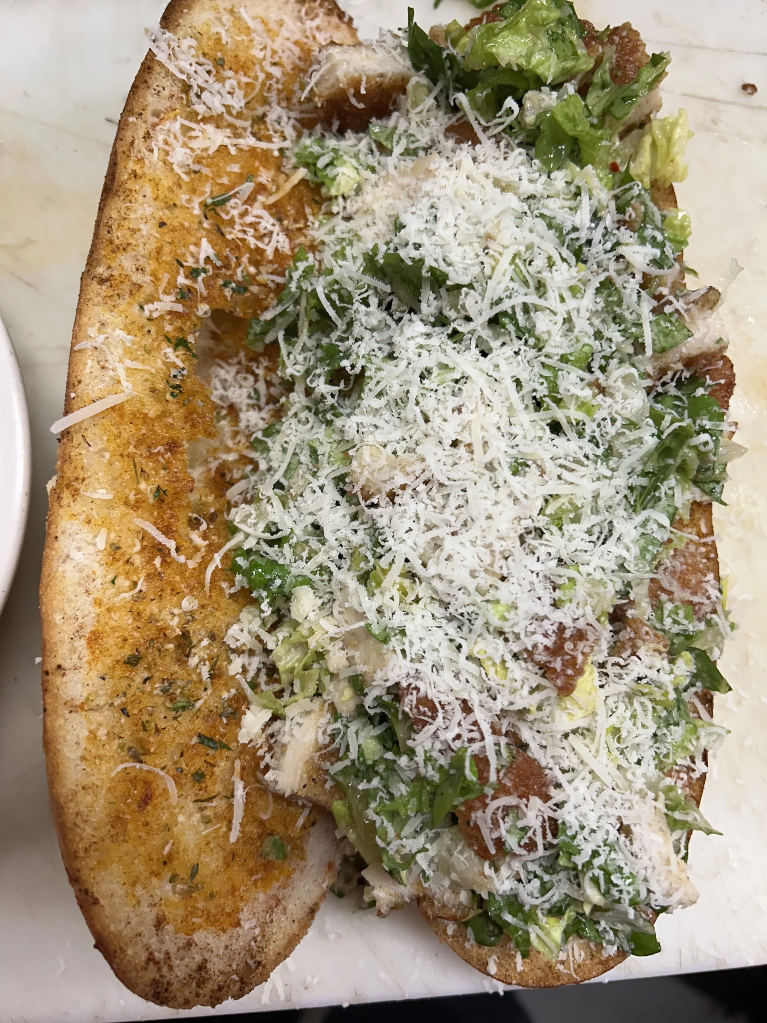 Chopped Chicken Caesar Hero