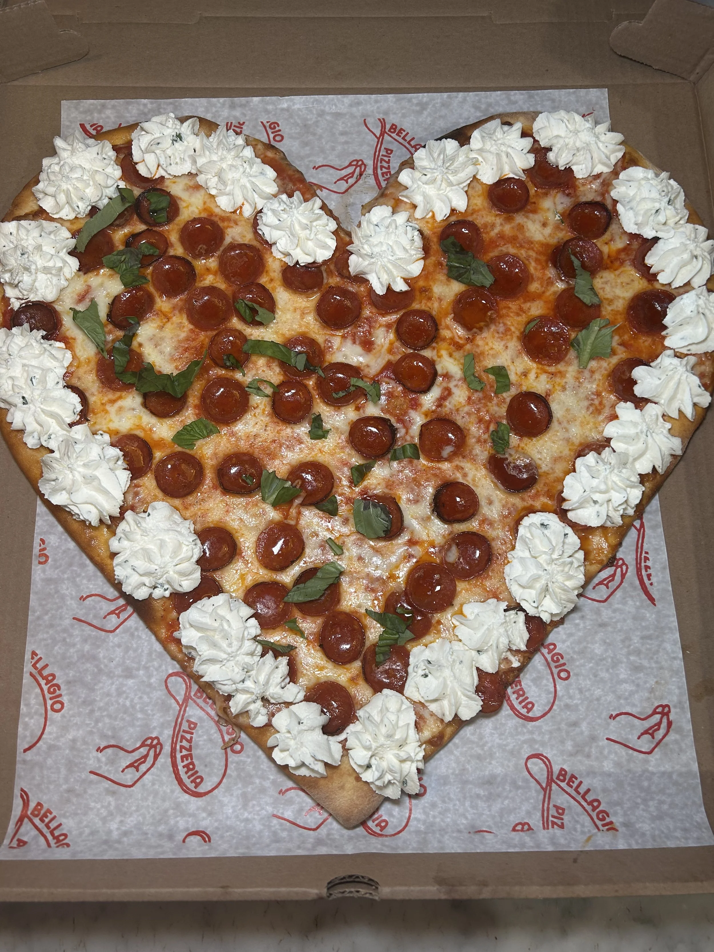 Heart Shaped Pizza