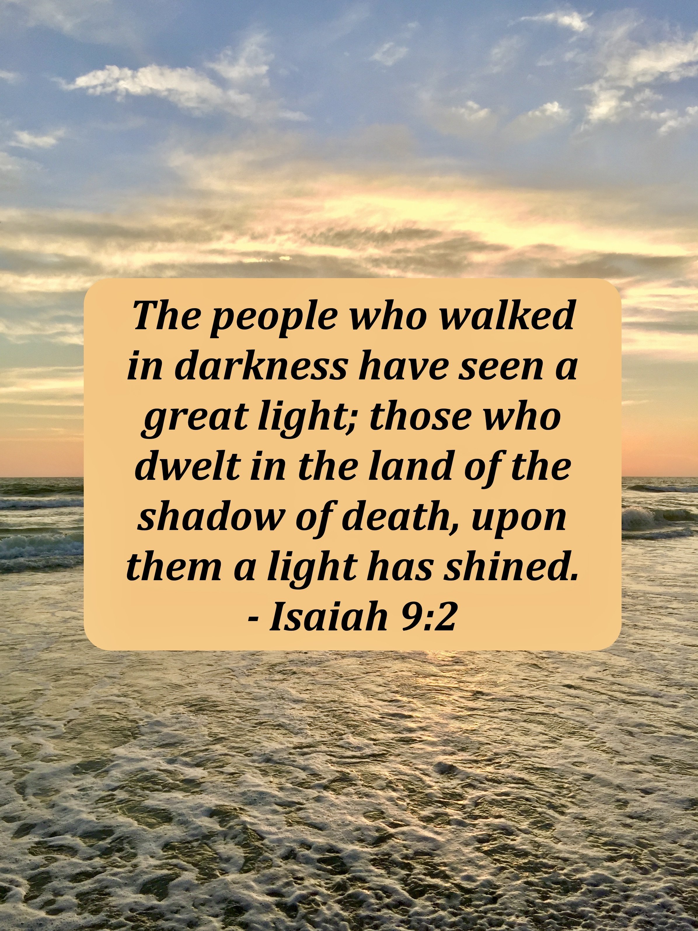 December 9, 2025: Isaiah 9:2