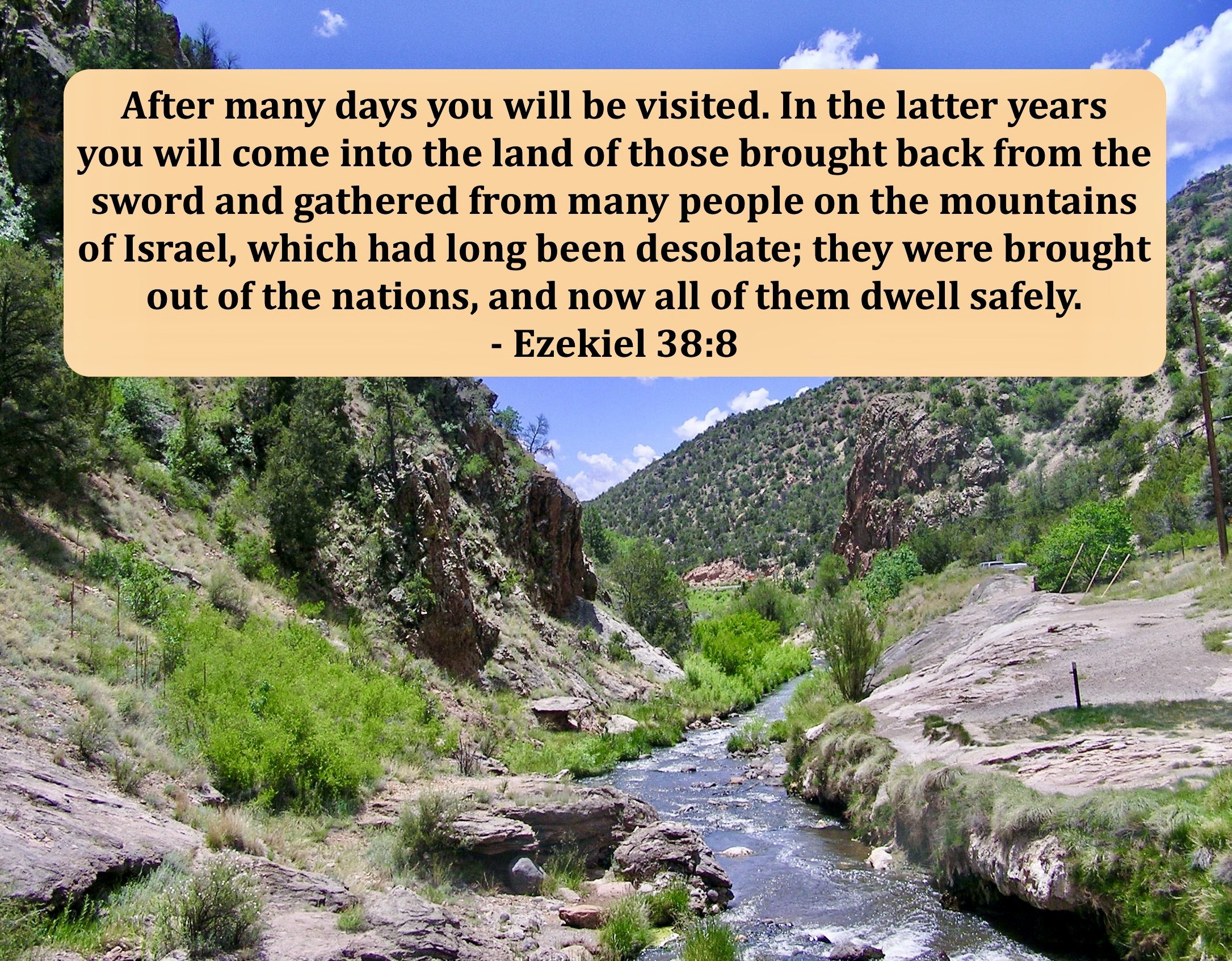 January 4, 2026: Ezekiel 38:8