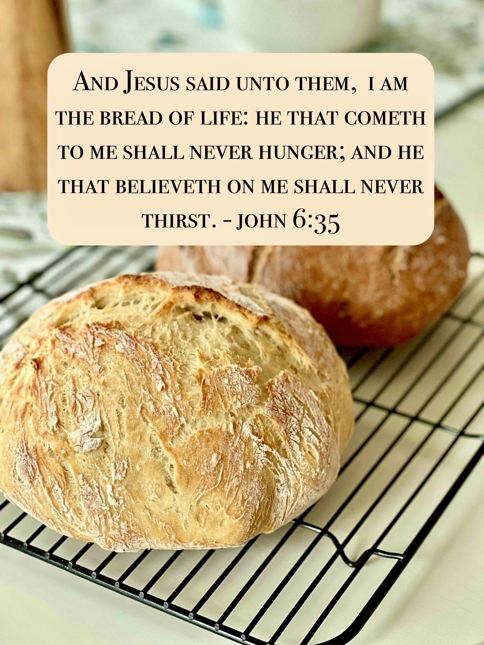 March 18, 2026: John 6:35