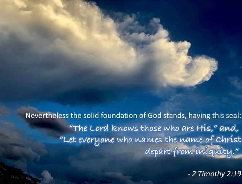 May 22, 2026: 2 Timothy 2:19
