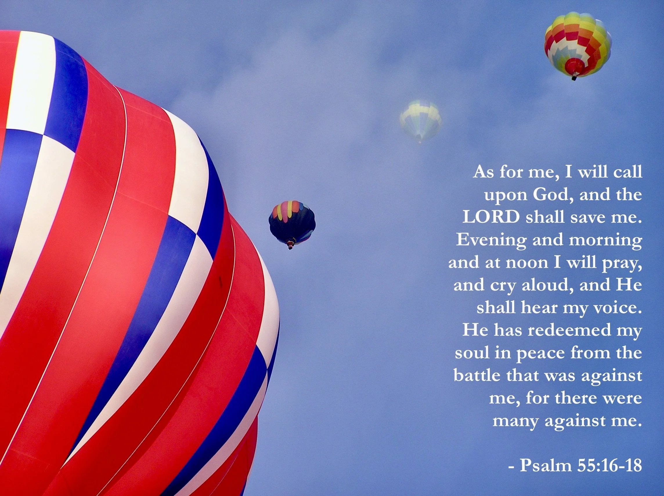 June 3, 2026: Psalm 55:16-18