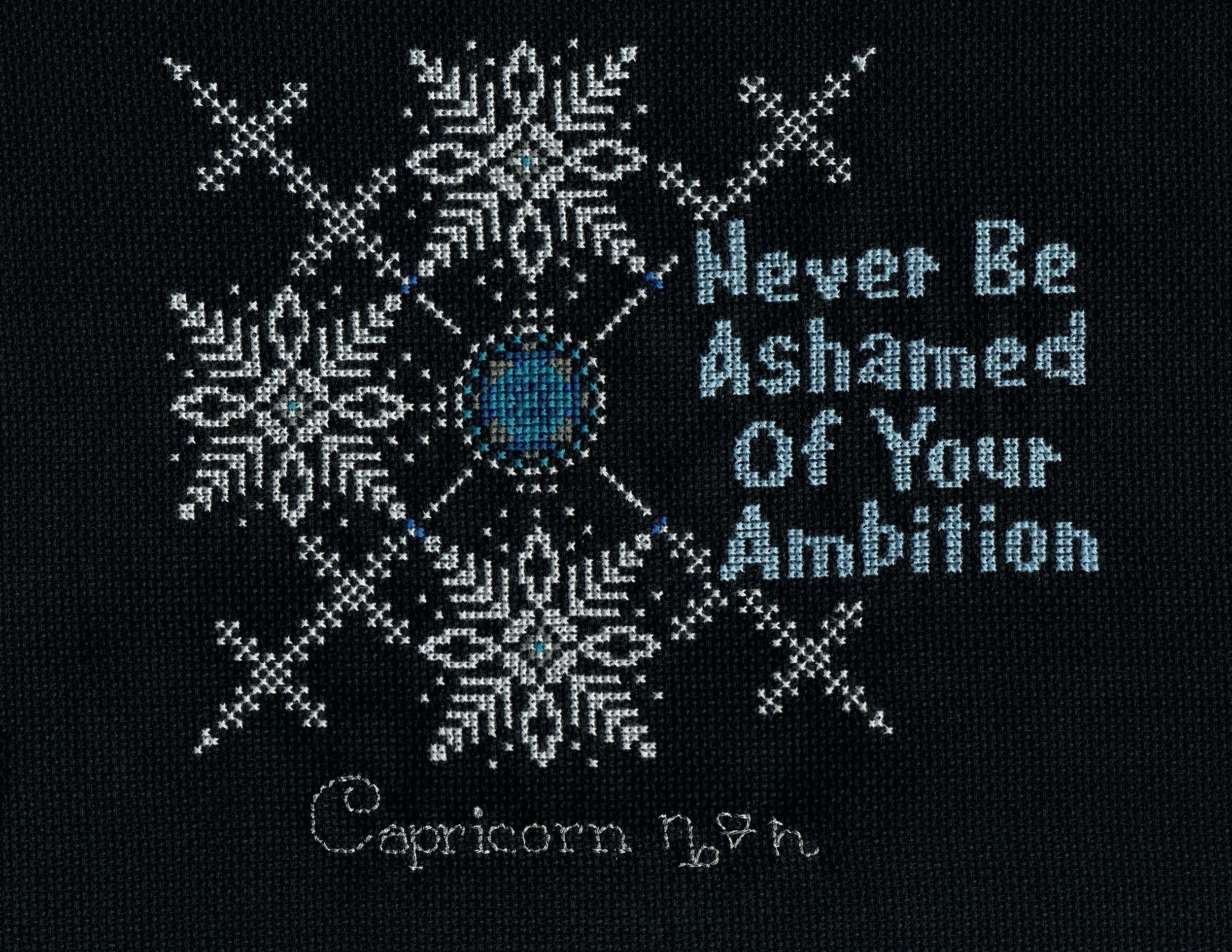 Capricorn Cross Stitch Scan by Olive Blossom Designs.jpg