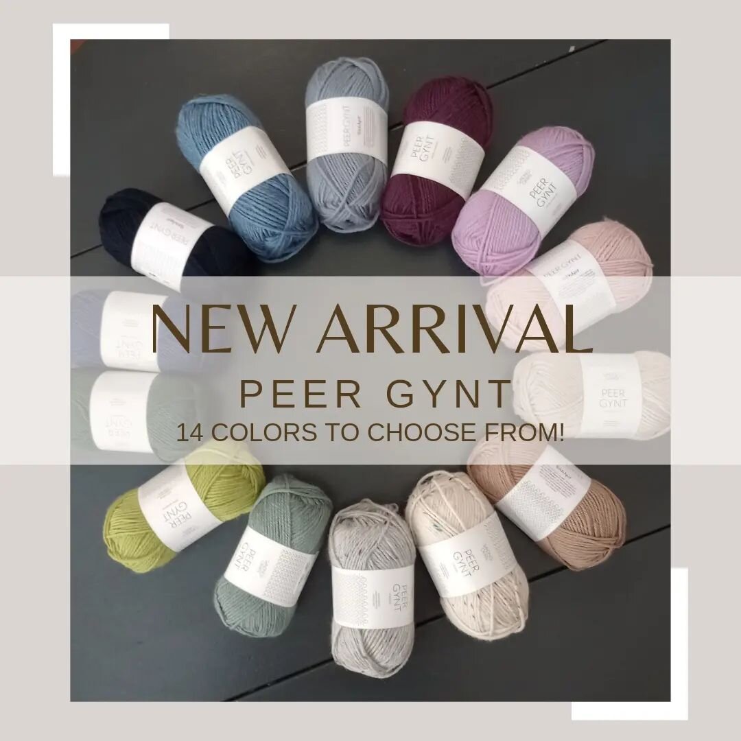 🥳🥳 New Yarn Alert!

@sandnesgarn Peer Gynt in 14 gorgeous colors! 
Come feel free to touch and squish them!

#wollhaus #wool #sandnesgarn #sandnesgarnpeergynt #peergynt #knittinginspiration #crochetinspiration #knitinspo #crochetinsp #yarnlove #new