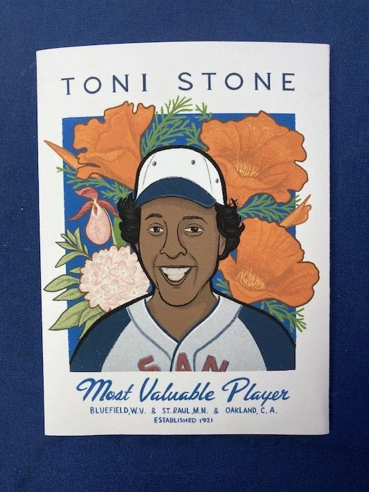 Toni Stone Limited Edition Baseball Card & Seed Packet  Anika Orrock