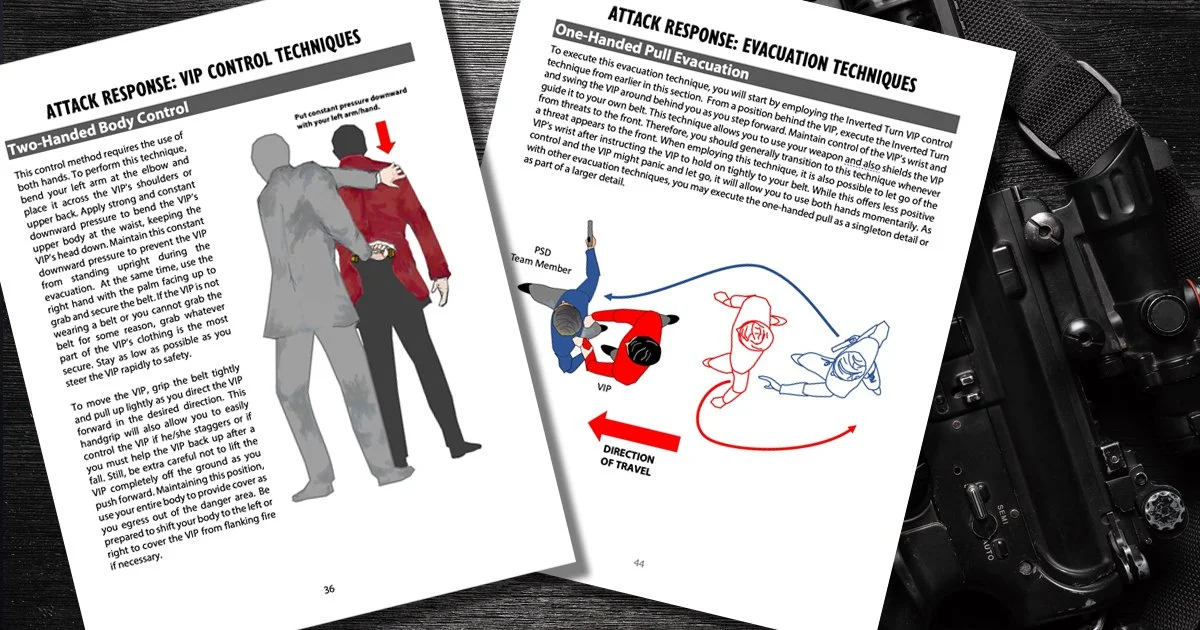 Close Protection VIP Body Control and Evacuation Techniques