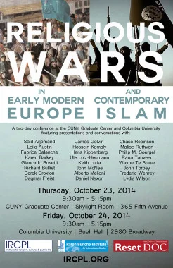 Religious Wars in Early Modern Europe and Contemporary Islam