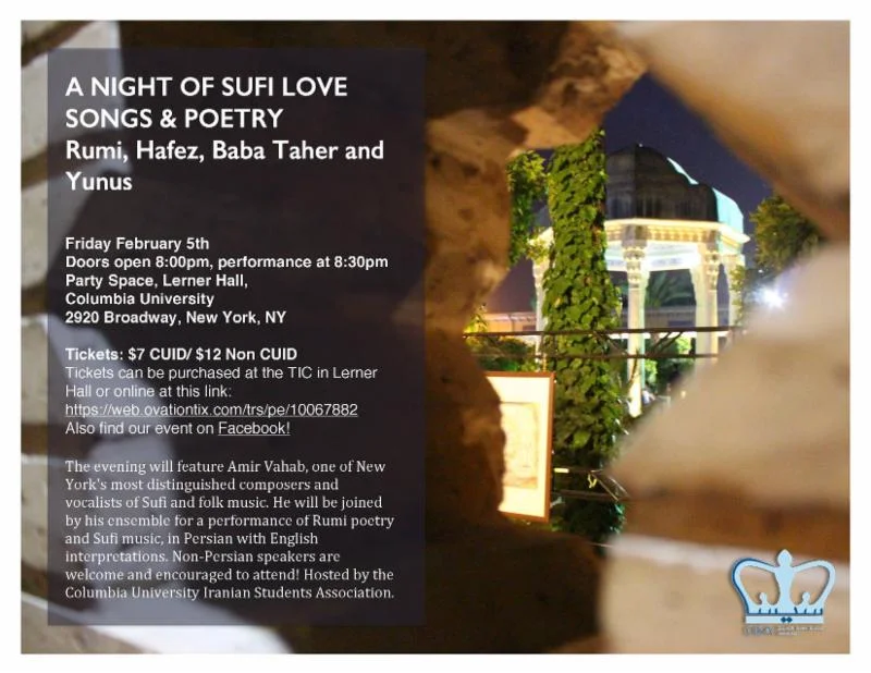A Night of Sufi Love Songs & Poetry