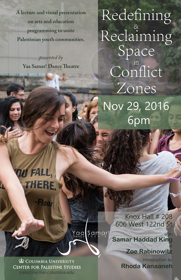 Redefining & Reclaiming Space in Conflict Zones