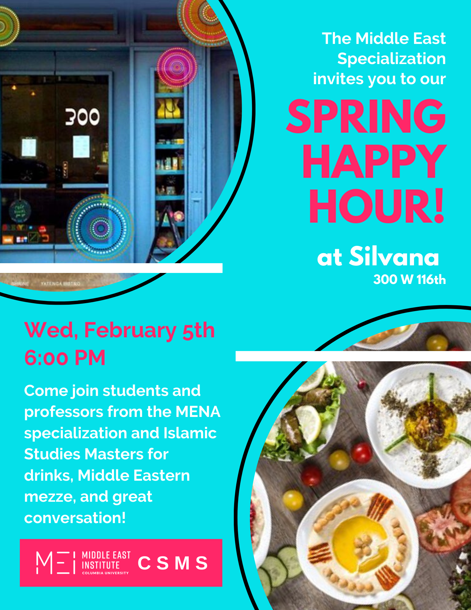 Middle East Specialization Spring Happy Hour