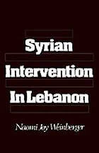 Syrian Intervention in Lebanon: The 1975-76 Civil War