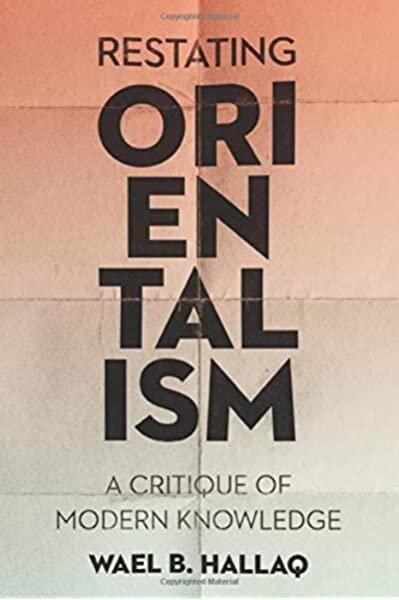 Restating Orientalism 