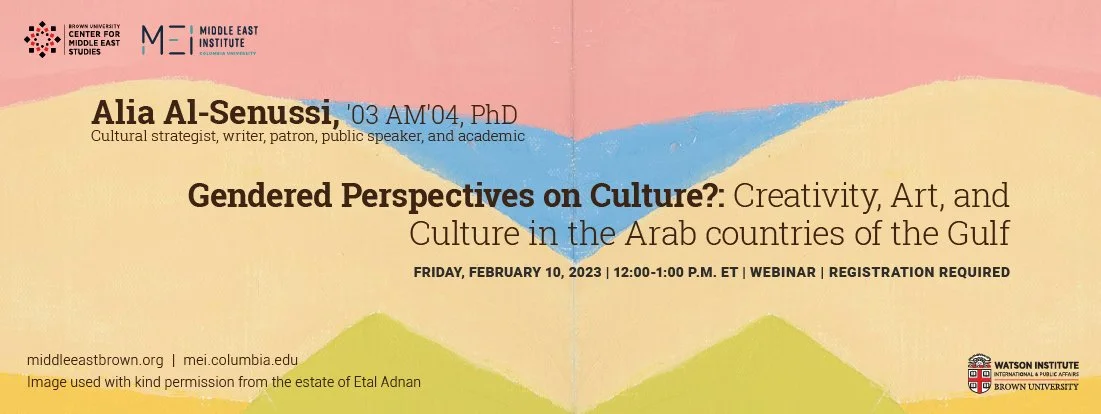 Alia Al-Senussi — Gendered Perspectives on Culture? Creativity, Art, and Culture in the Arab countries of the Gulf