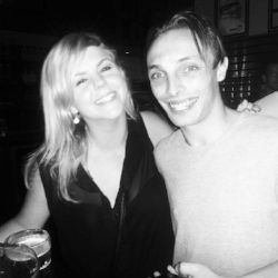 Simon and I in our early dating days