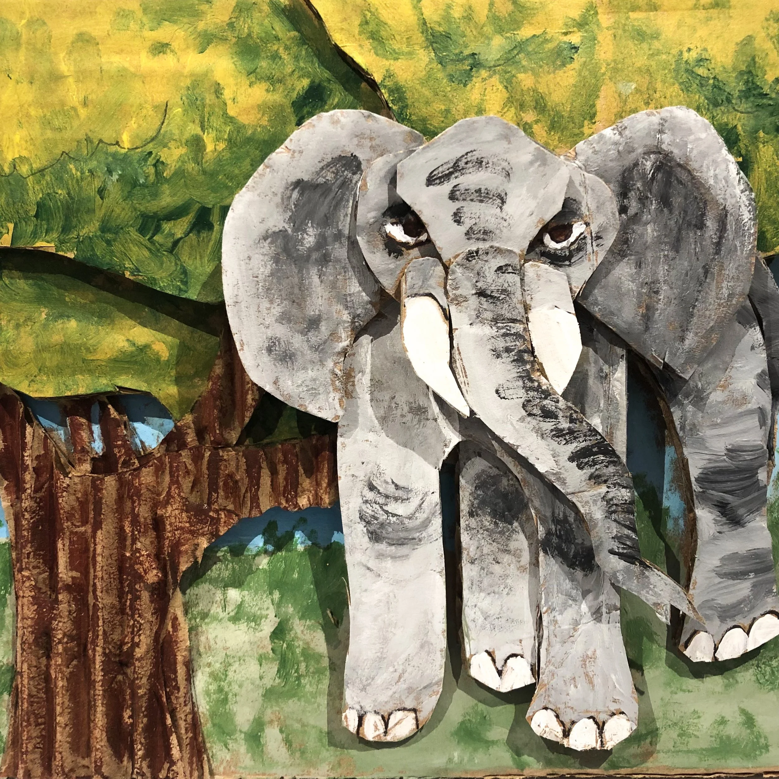 Cardboard Creations: Elephants (Ages 9+)