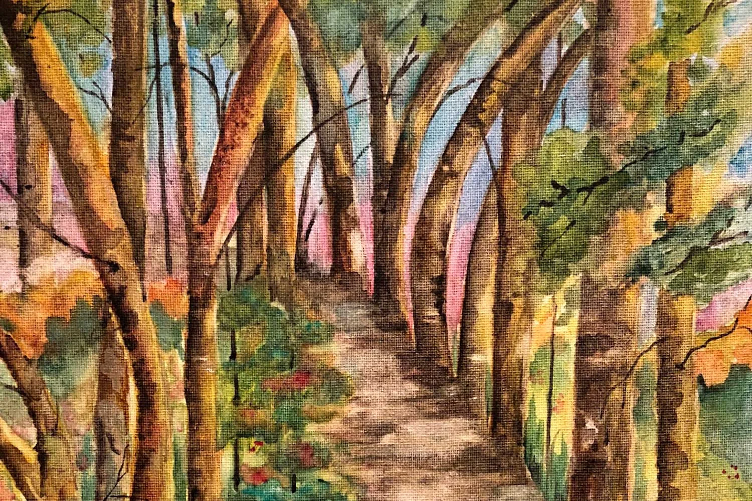 [SOLD OUT] Class: Watercolor on Canvas (Ages 16+)