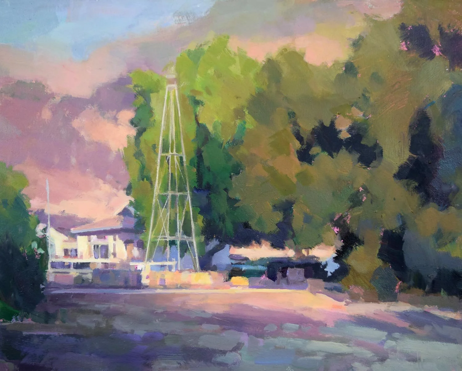 "Ranch with Evening Light" by Harvey Cusworth