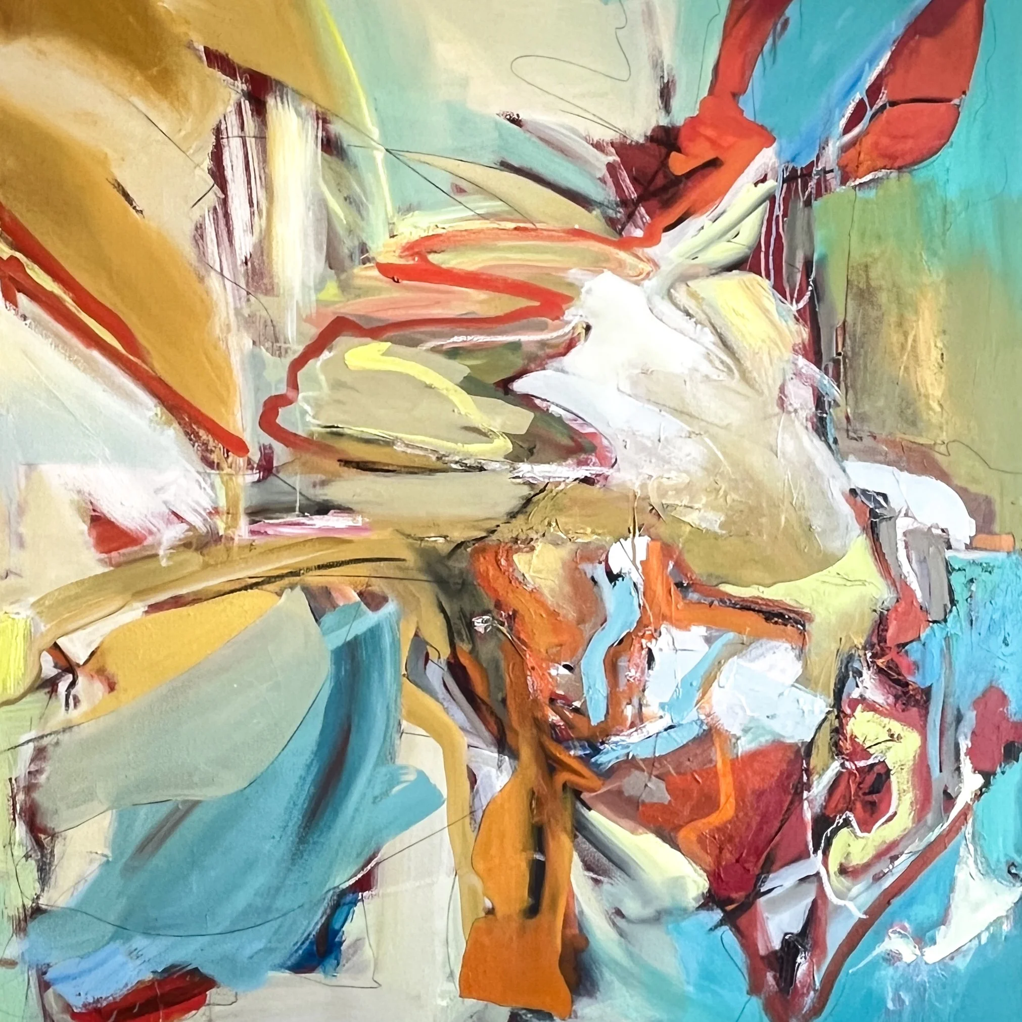 Acrylic: Action Painting