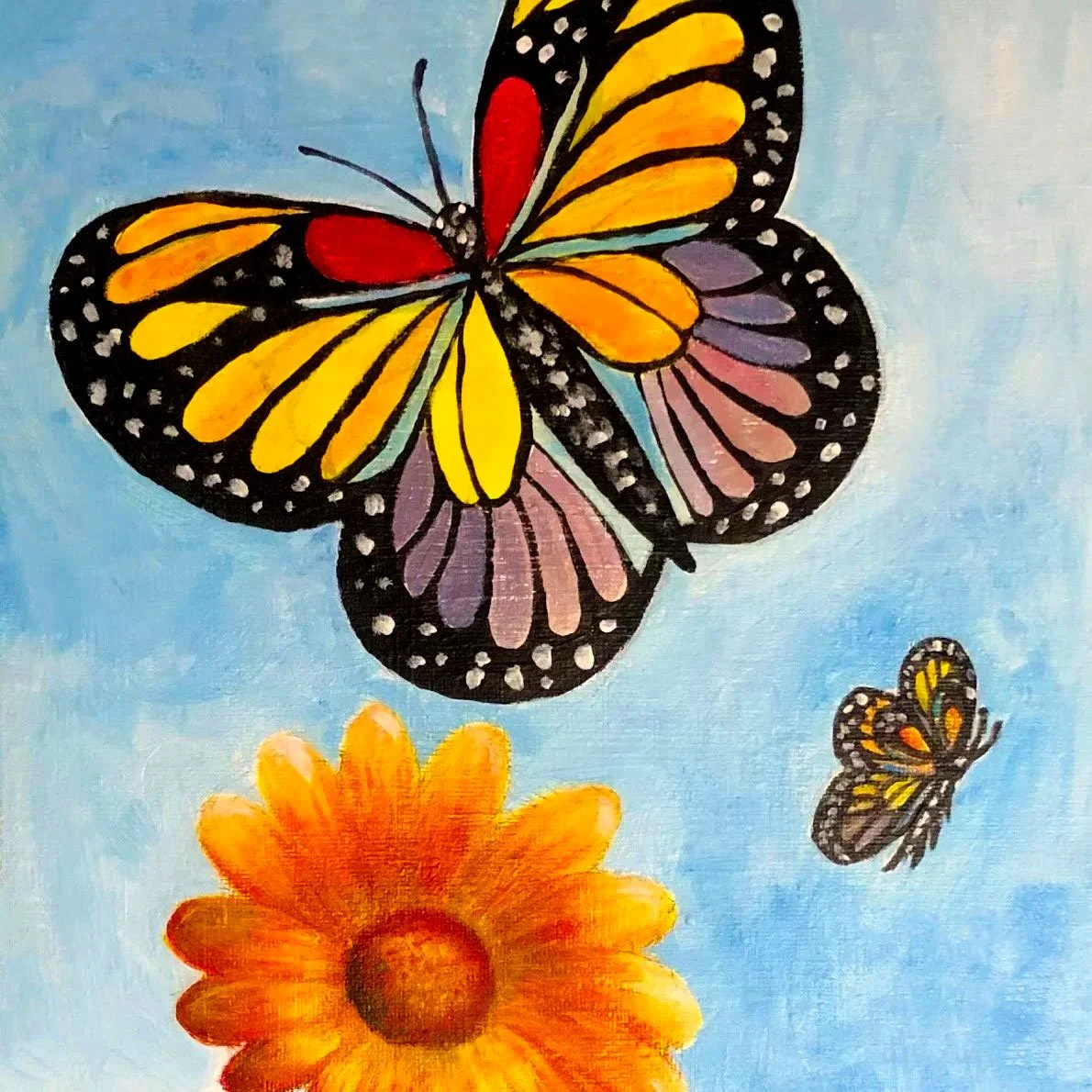 Kids' Paint & Sip: Butterflies and Lemonade (Ages 7+)