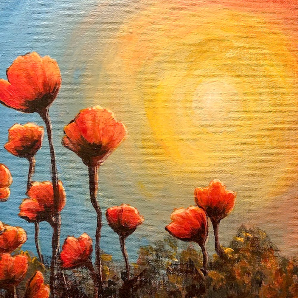 Kids' Paint & Sip: Poppies and Tea (Ages 7+)