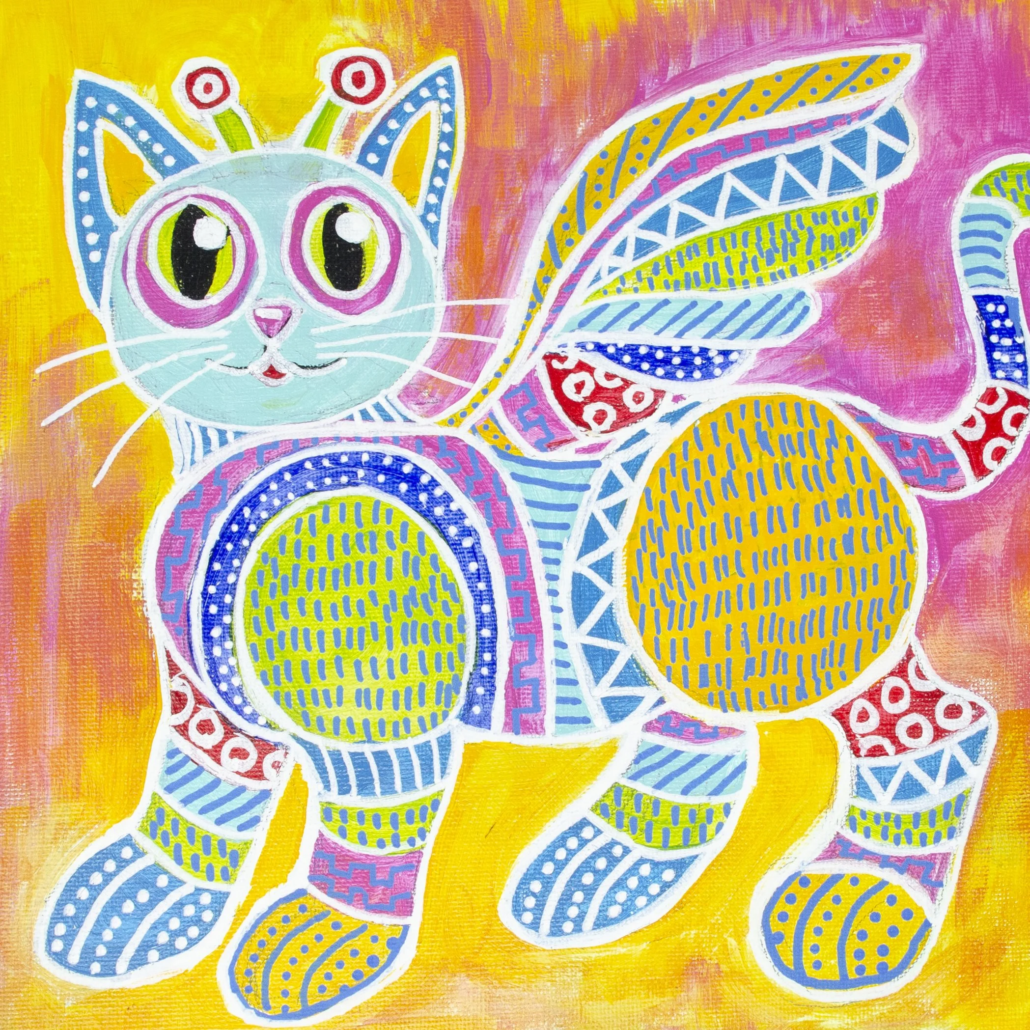 Kids' Paint & Sip - Alebrijes & Lemonade (Ages 7+)