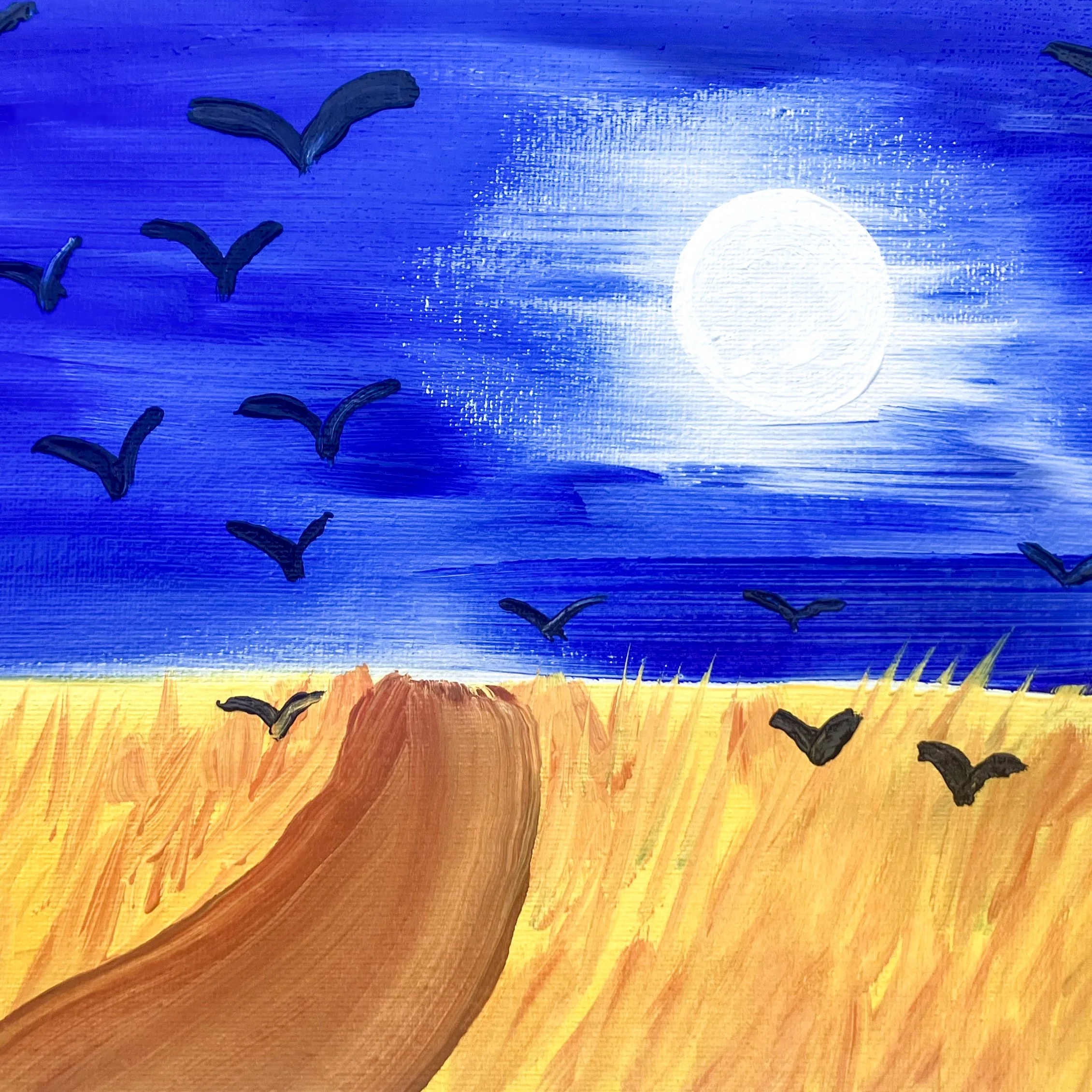 Kids' Paint & Sip: Van Gogh and Hot Cocoa (Ages 7+)