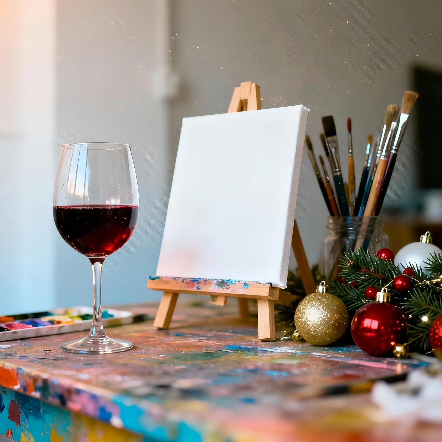 Holiday Paint & Sip (Ages 21+)