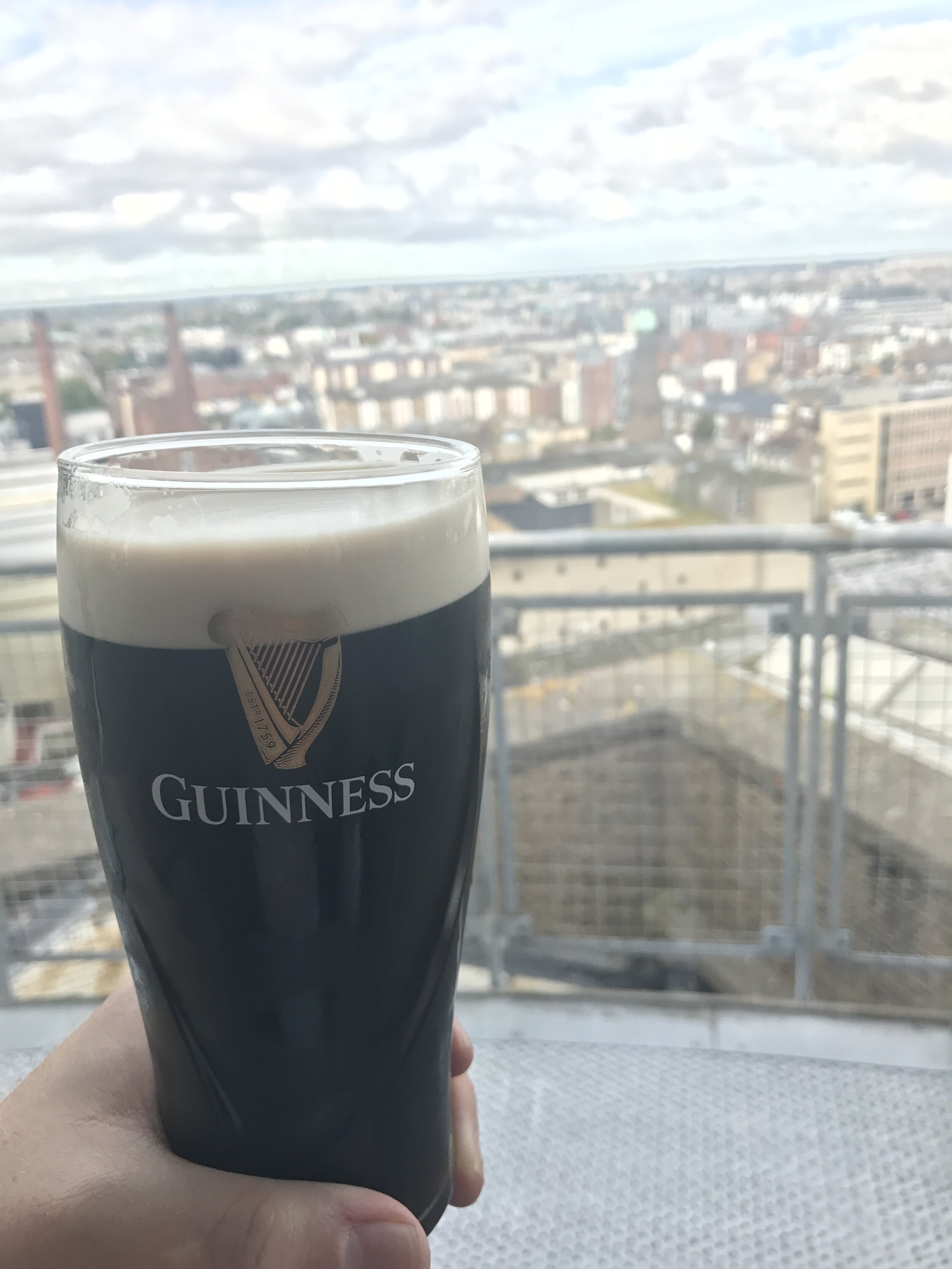  [lips smack] The perks of international travel, a Guinness direct from the source! 