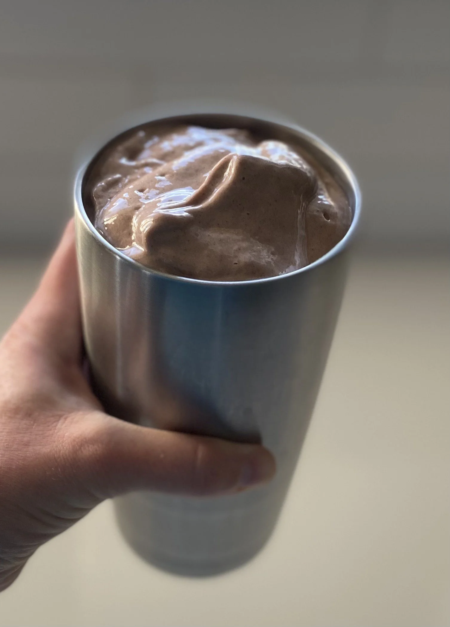 (Chocolate) Peanut Butter Banana Smoothie
