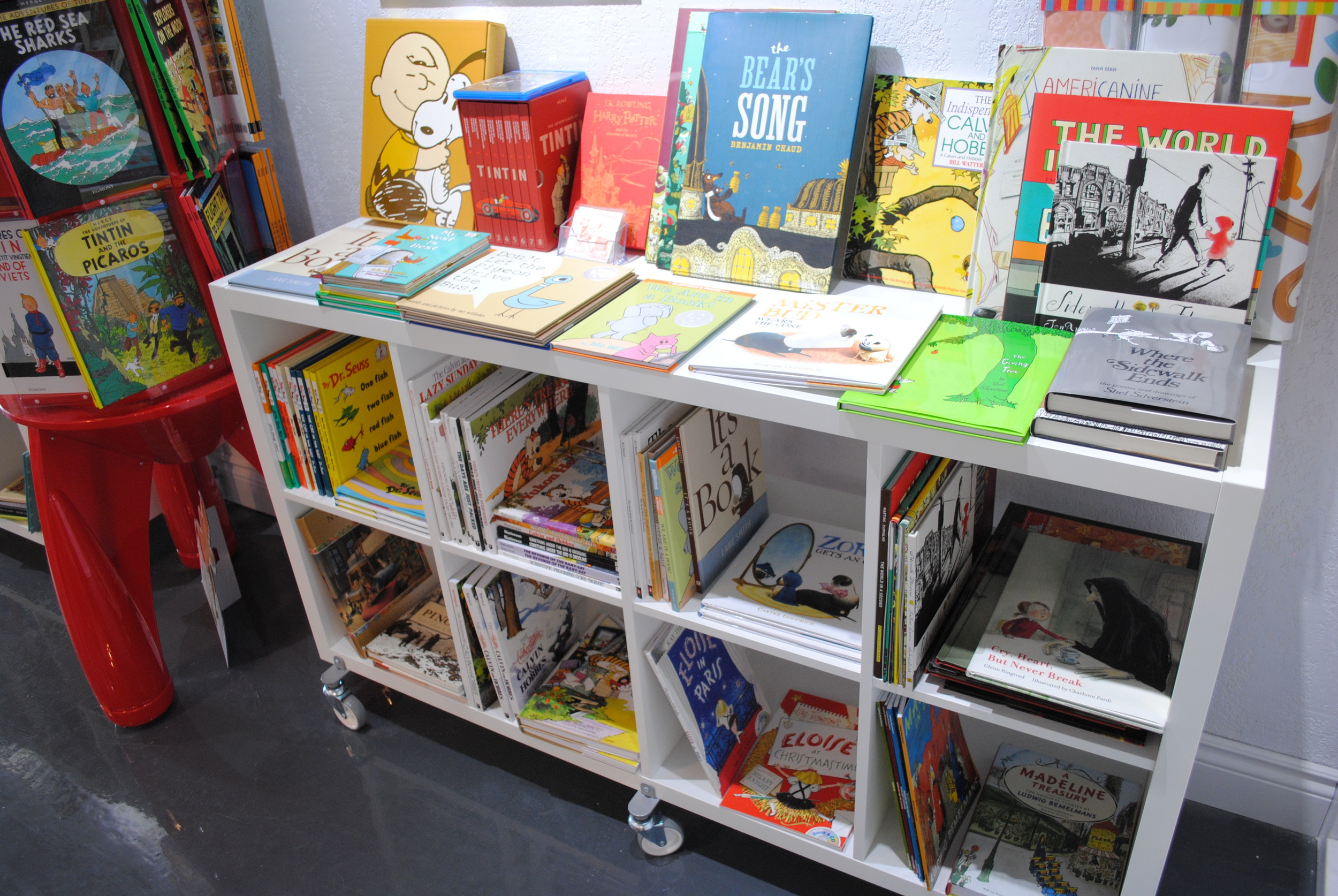 Children's section at The Prints and the Paper