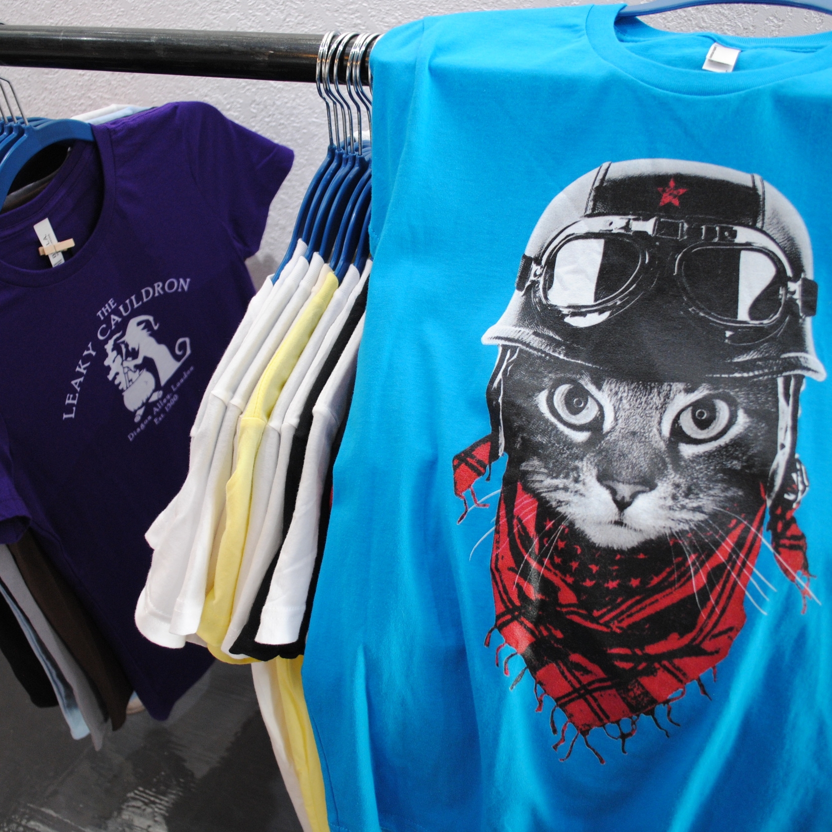 Biker Kitty shirt at The Prints and the Paper in Edmonton on 124 street