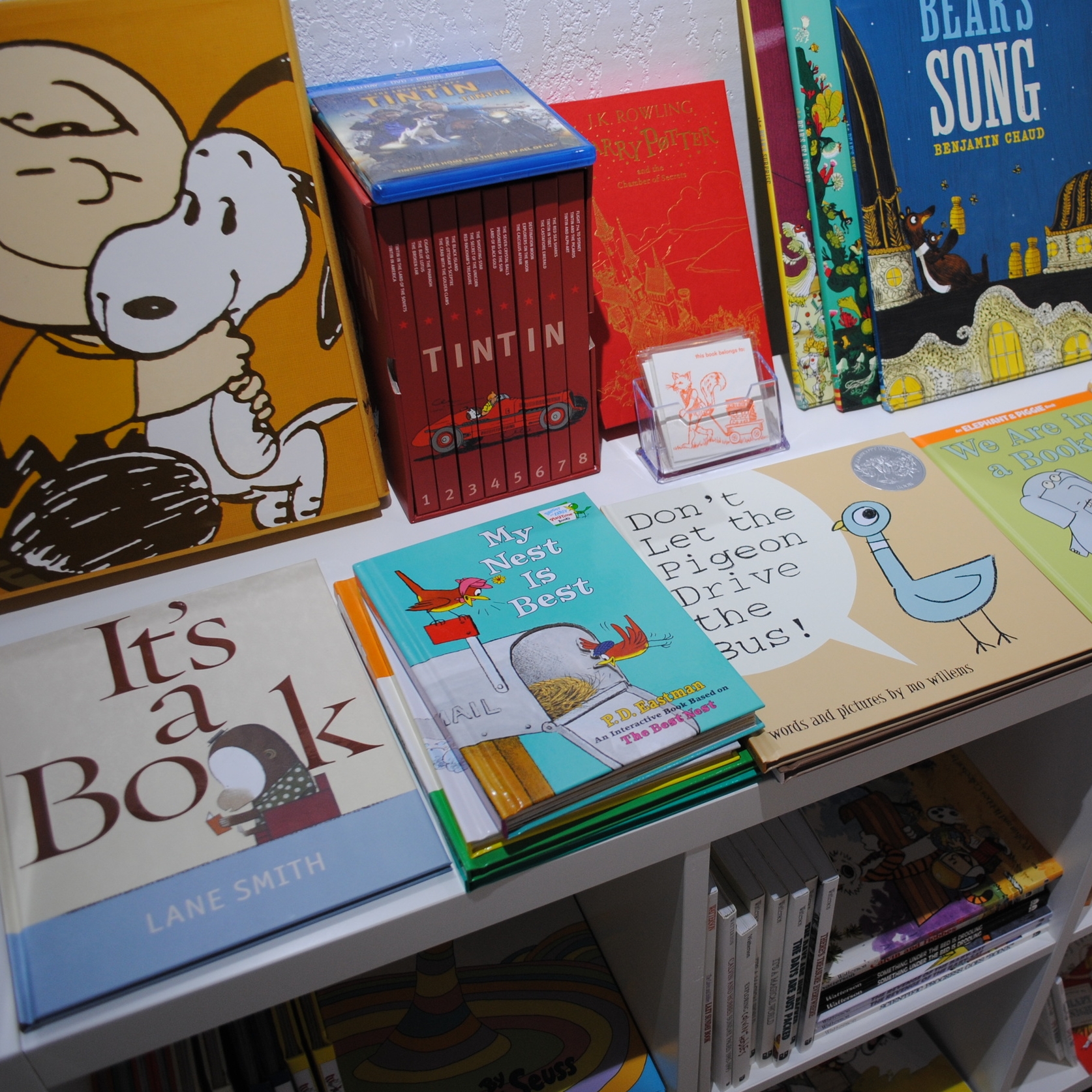 Kids' books section at The Prints and the Paper in Edmonton on 124 street