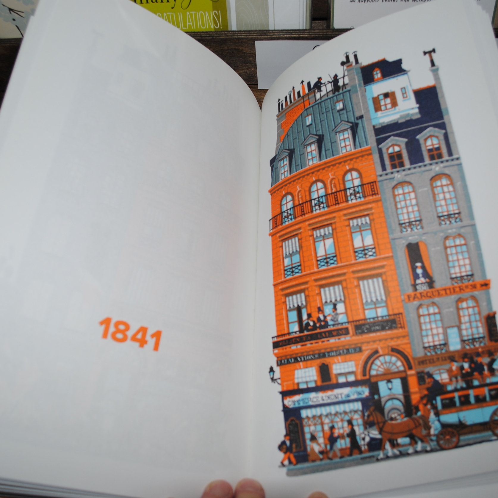 750 Years in Paris book at The Prints and the Paper in Edmonton on 124 street