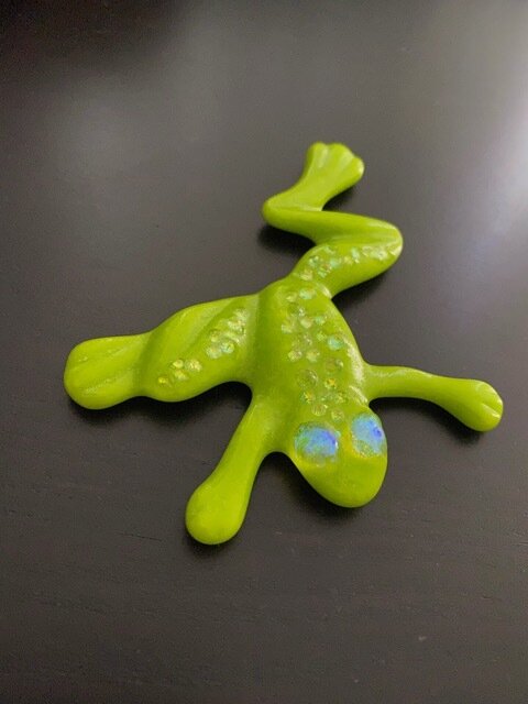 Frog view 1 by Glenna Rand