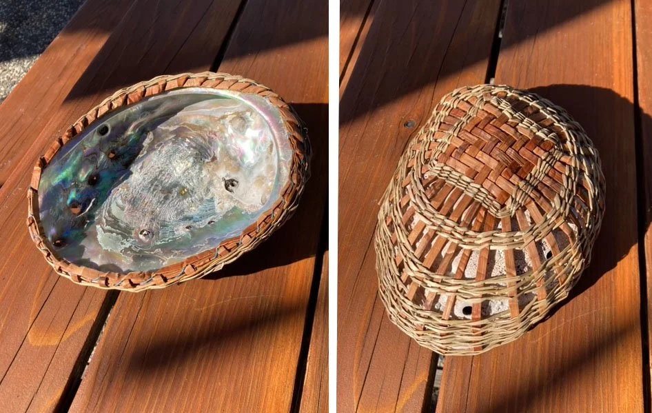 Woven Cedar and Abalone