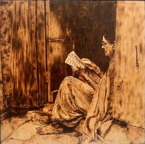 Wood Burning Demonstration with Smruti Kurse 