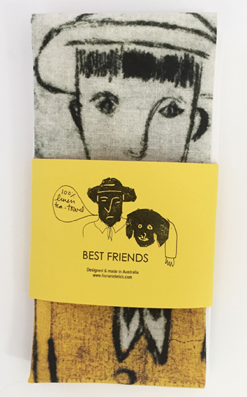 Best Friends Tea Towel