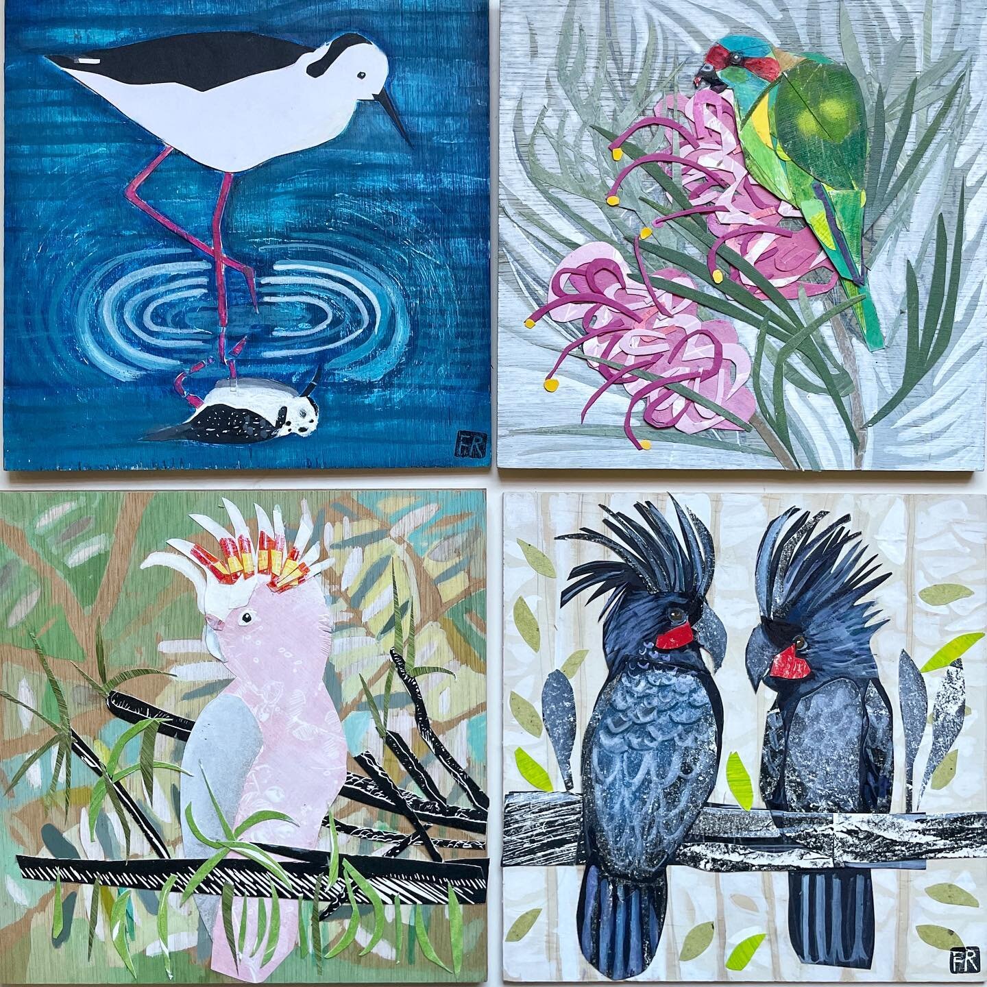 Another week of artists support pledge, a great initiative by @matthewburrowsstudio . When I reach the amount of $2000 I pledge to buy another artists work for $400. Freeing some birds into the world during lockdown, each artwork is $220, DM me if in